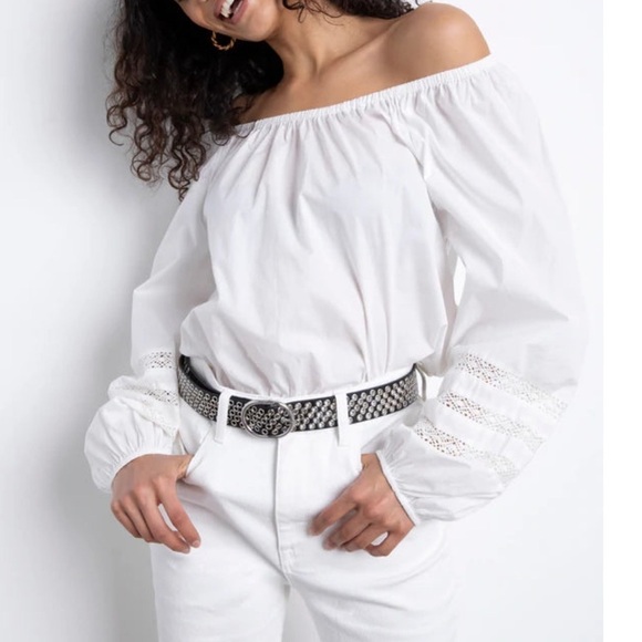 Sanctuary Blossom off shoulder top NWT M - Picture 1 of 10
